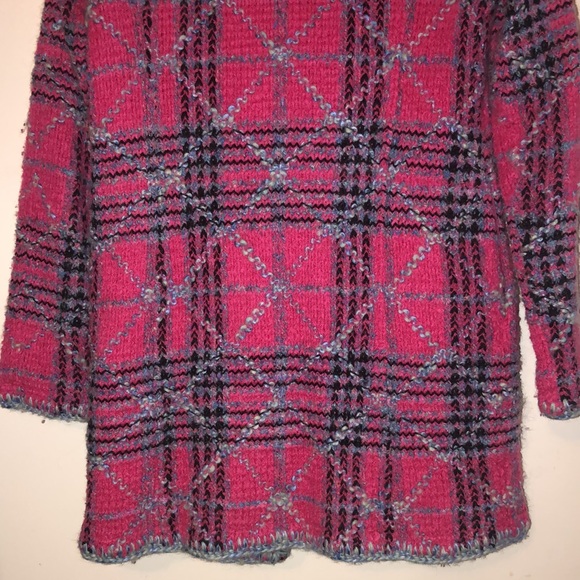 Beautiful Knitted Pea Coat By Sigrid Olsen Sport - Picture 14 of 14